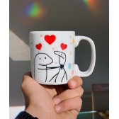 Caneca Meme Eu Te Amo Do Tamanho Da Dificuldade Que Voce É