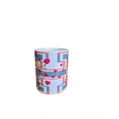 Caneca Reta Helga e Arnold Branca