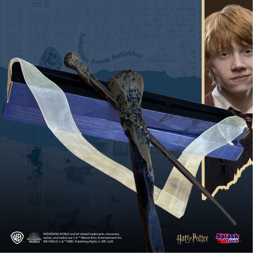 Varinha Resina Harry Potter- Ron Weasley
