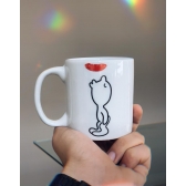 Caneca Marca De Beijo